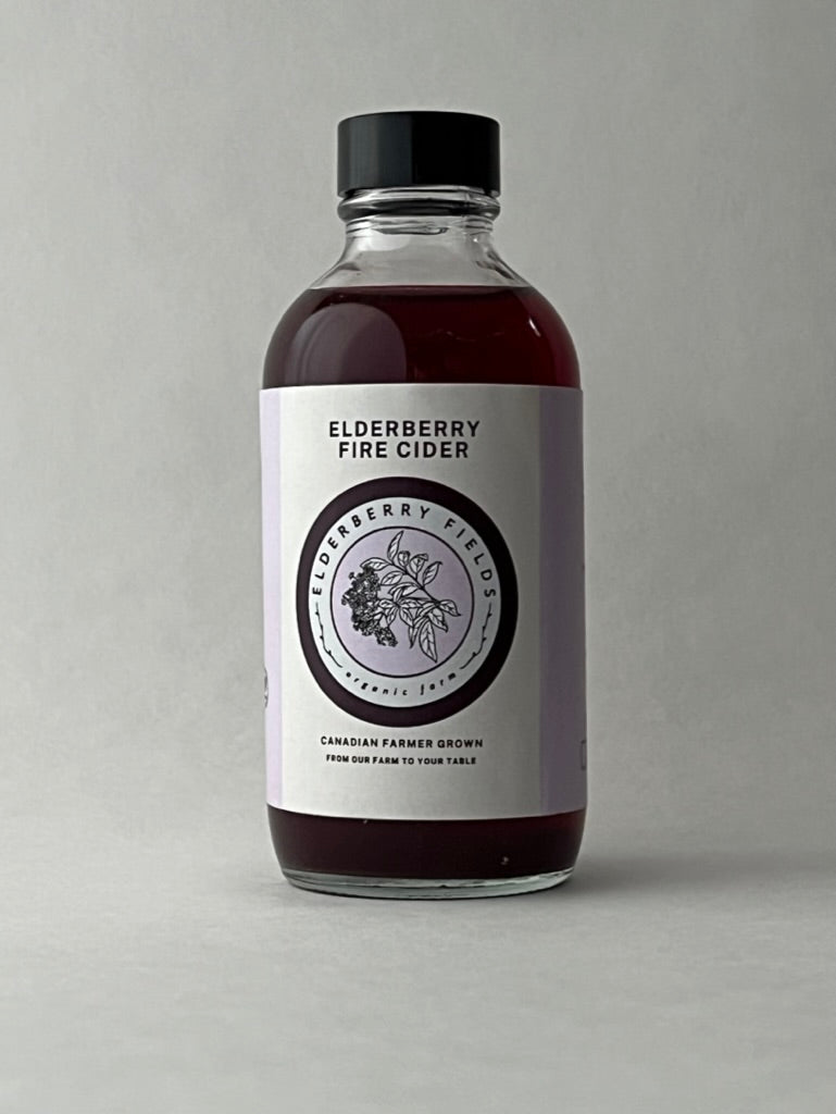 Elderberry fire cider for immunity