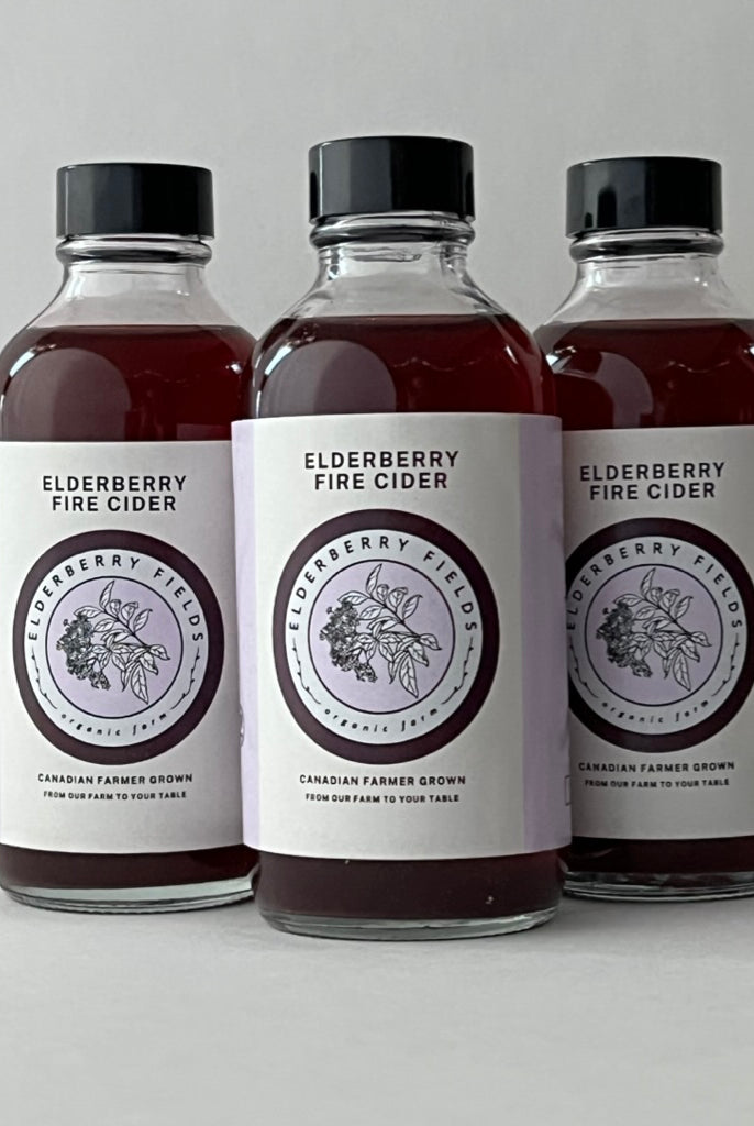 Elderberry fire cider for immunity
