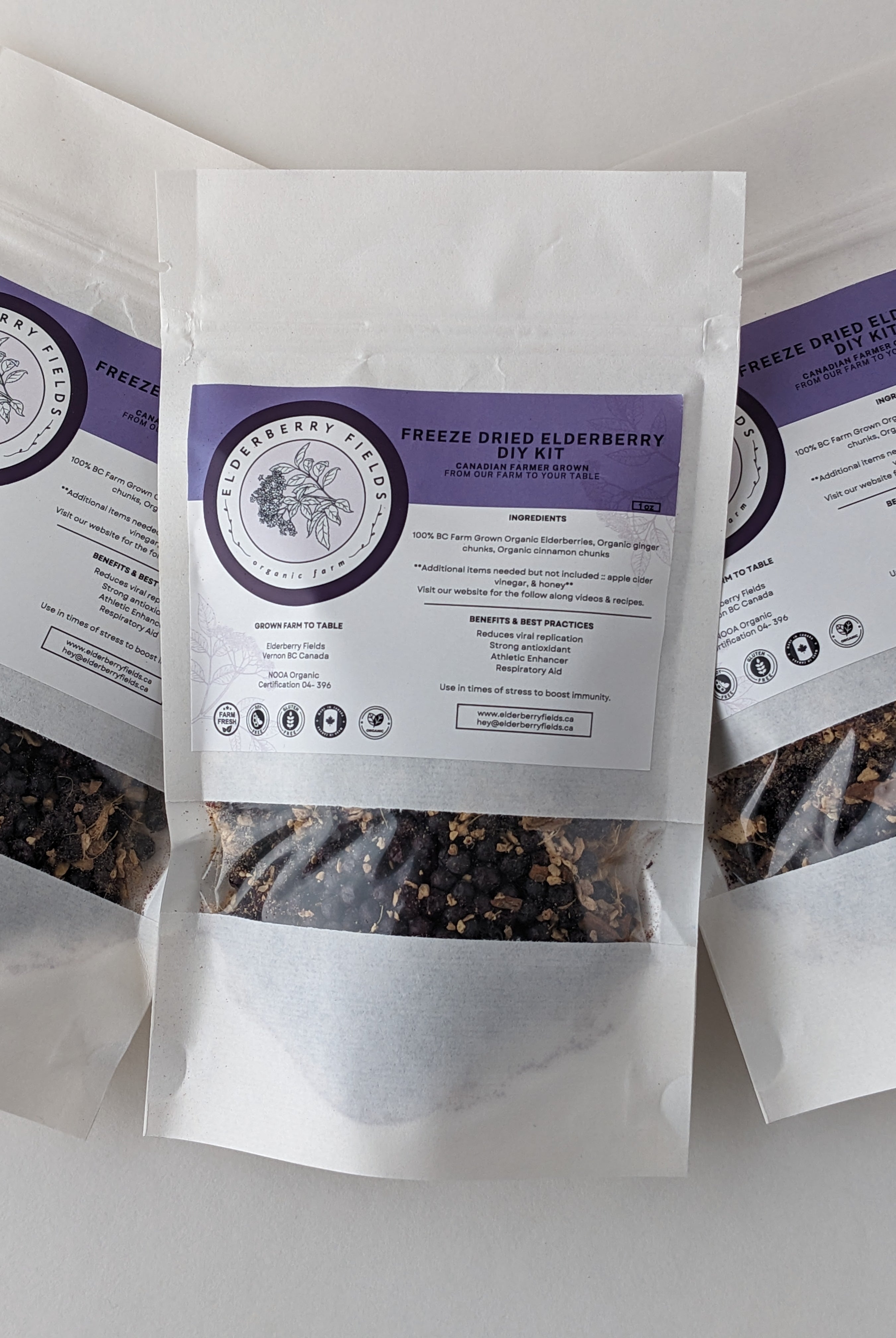 DIY Freeze Dried Elderberry Kit | 16 fl oz | Elderberry Fields