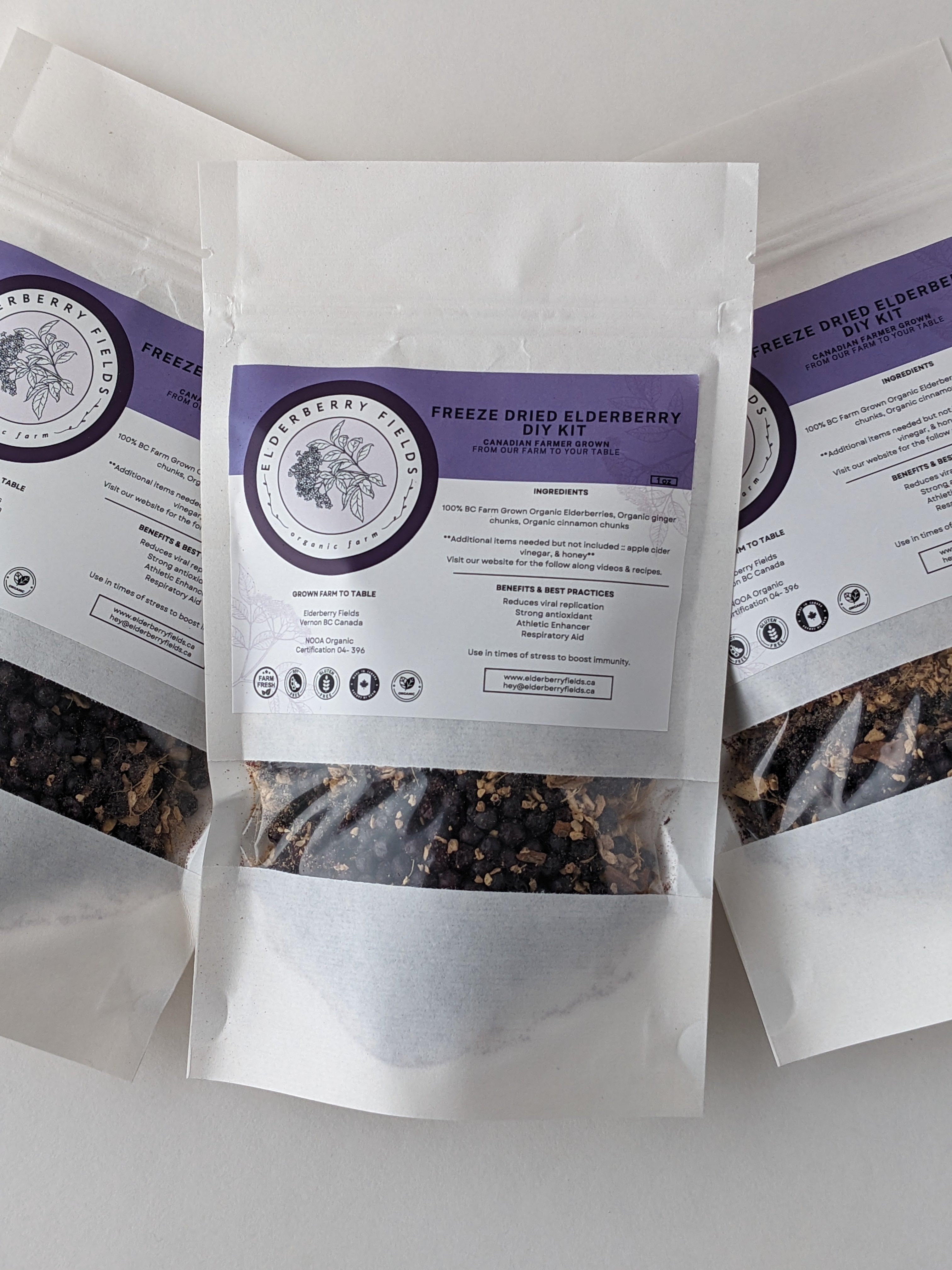 DIY Freeze Dried Elderberry Kit | 16 fl oz | Elderberry Fields