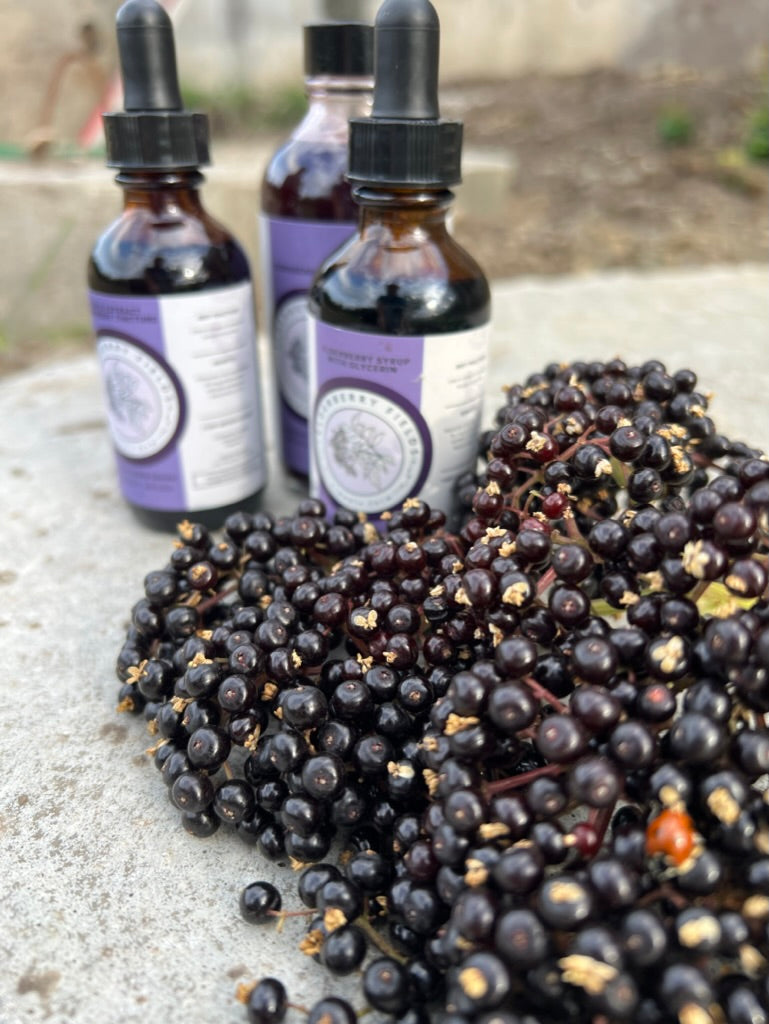 Organic and farm grown canadian elderberry products