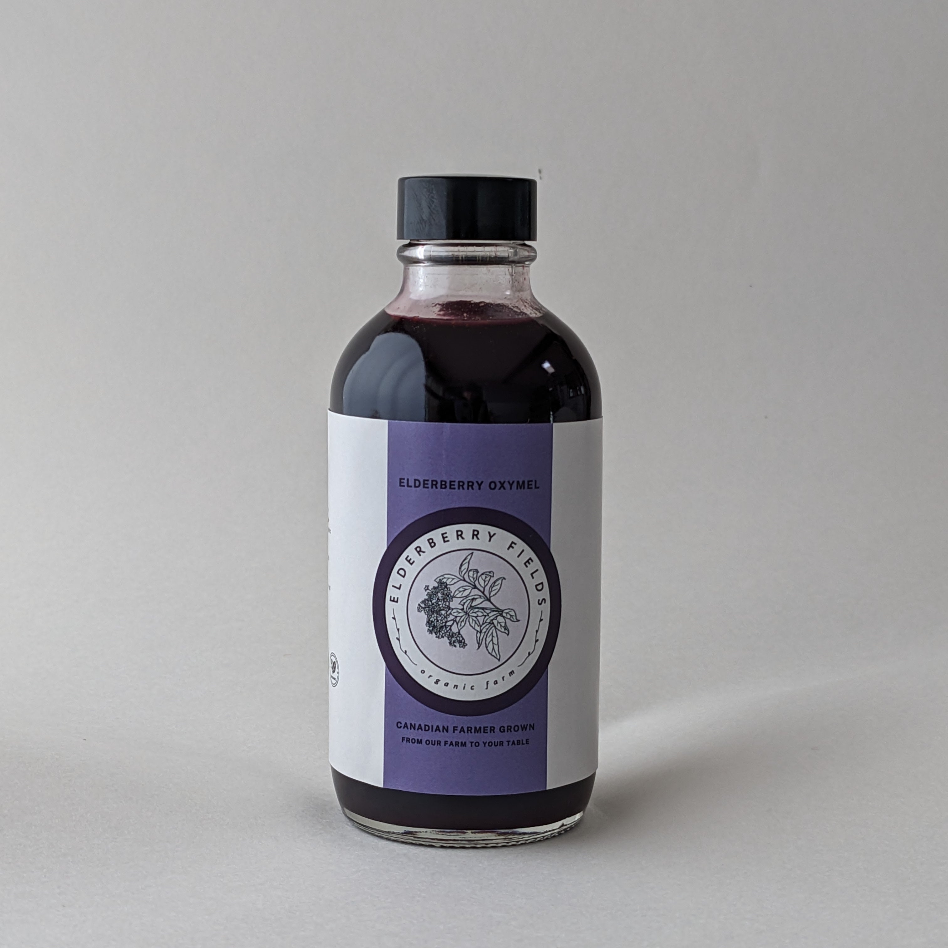 Elderberry Oxymel Wellness Shot Liquid | 4 fl oz | Elderberry Fields